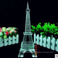 Eiffelturm-Gebäude-Modell des Kristall-3d für fördernde Geschenke oder Dekoration